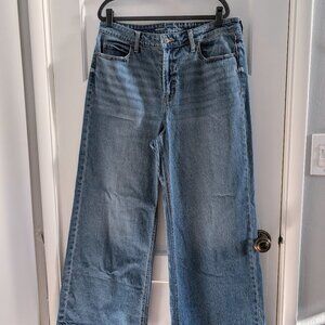 Old Navy Extra High-Waisted Sky-Hi Wide-Leg Jeans